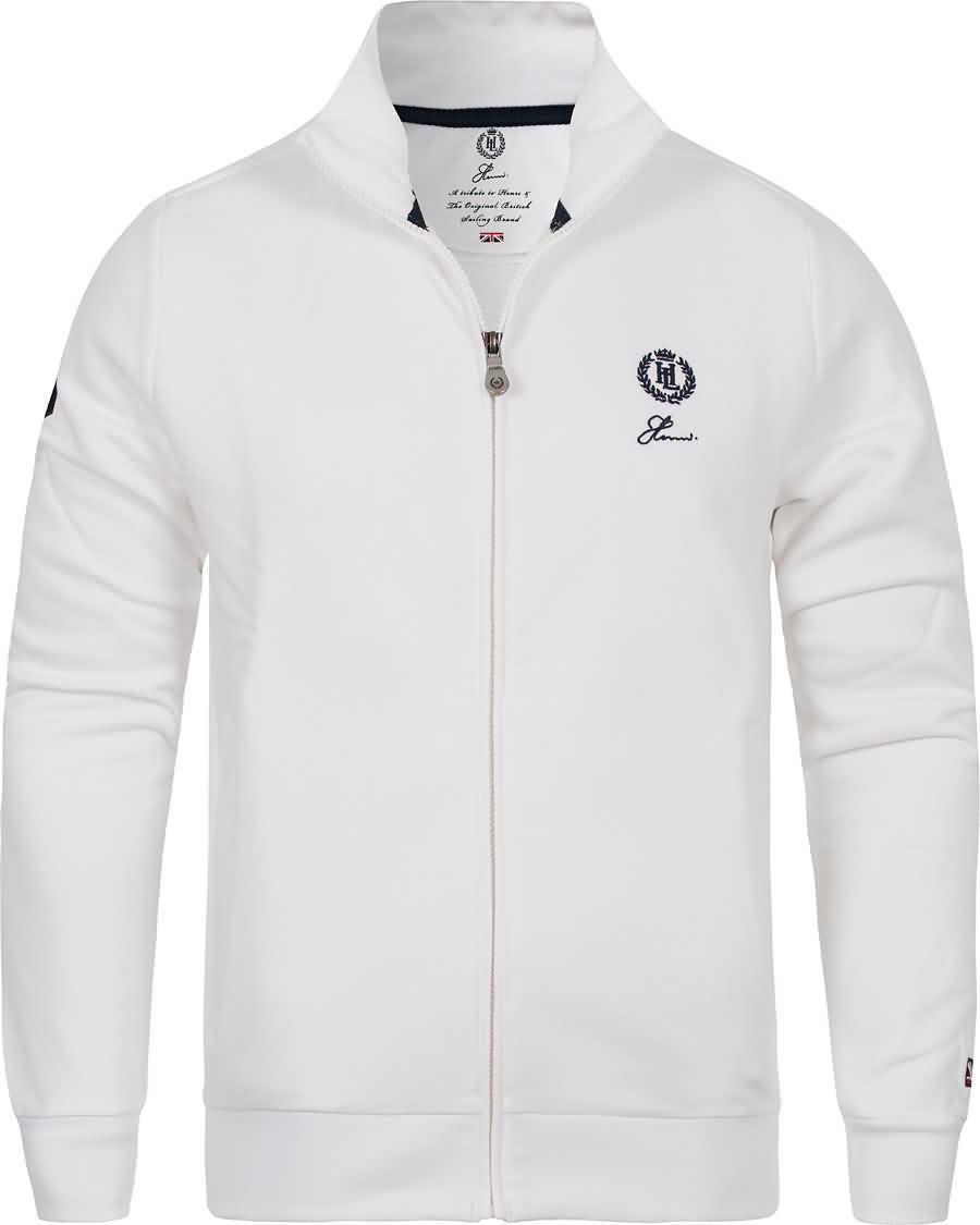 henri lloyd the henri full zip sweat bright white Perfekt ndzq1